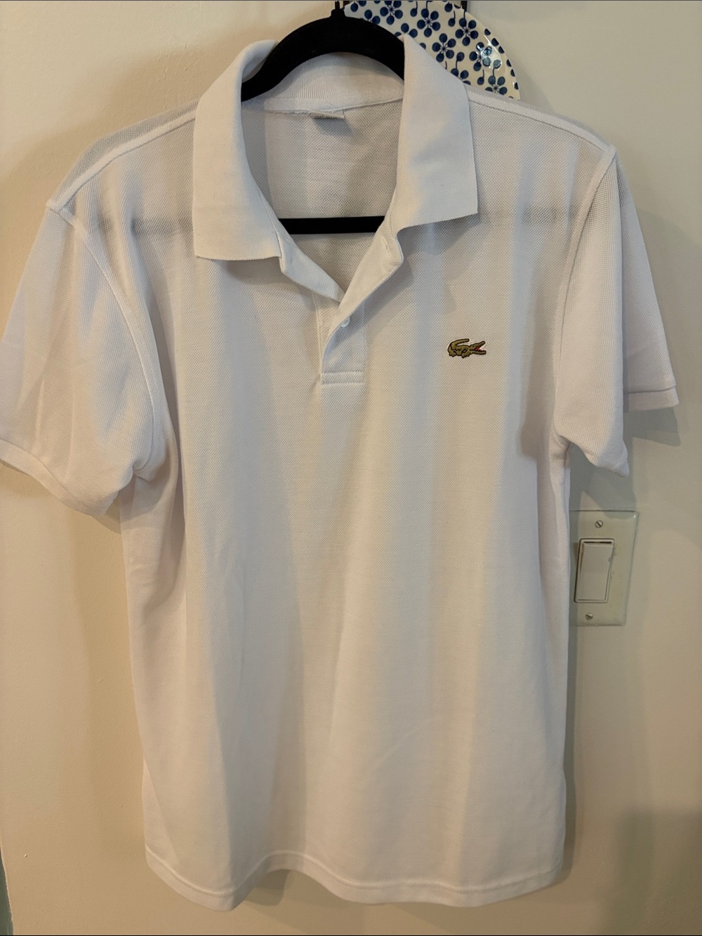 LACOSTE WHITE POLO